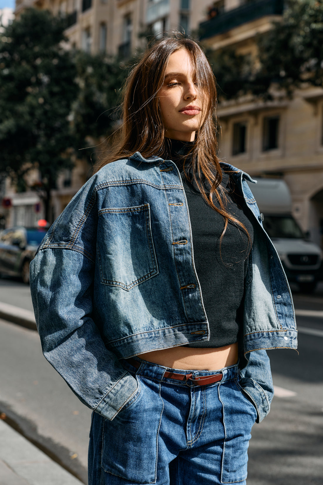 Veste Oversize En Jean Veste Oversize En Jean