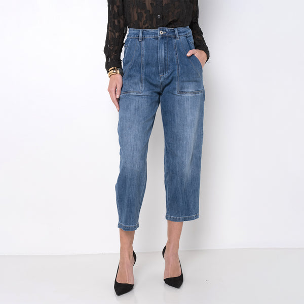 Color:Jean bleu, Jean Jeanne Sarouel Bleu Femme - Place du Jour