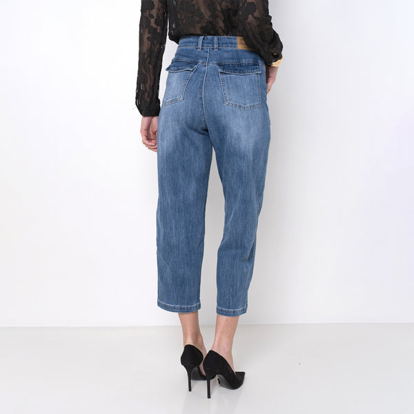 Color:Jean bleu, Jean Jeanne Sarouel Bleu Femme - Place du Jour