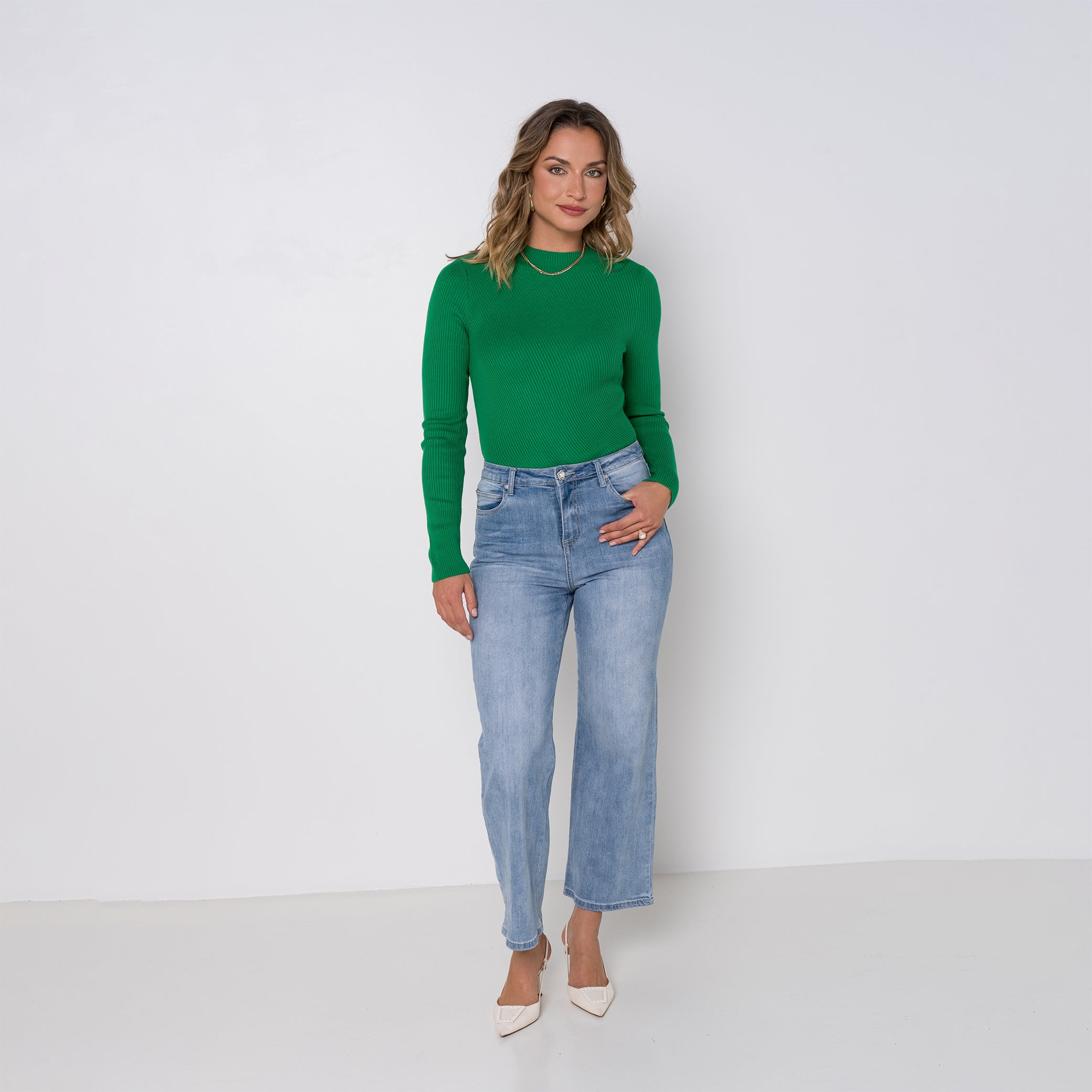 Jean bleu clair,Jean Bleu Coupe droite Taille Haute - Jean Femme - Place du jour Jean bleu clair,Jean Bleu Coupe droite Taille Haute - Jean Femme - Place du jour
