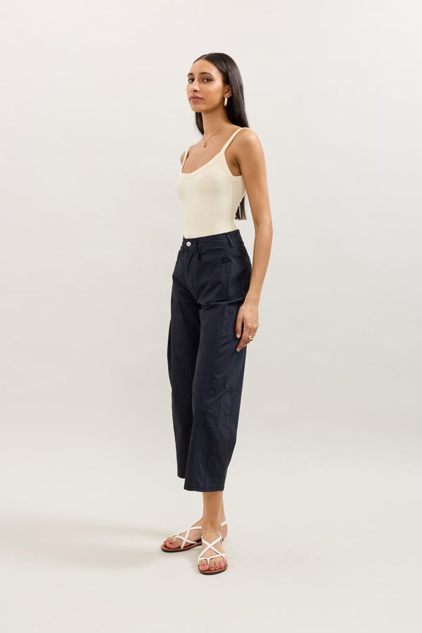 Color:Noir,Pantalon Parachute Léger - Pantalon Femme - Place du Jour