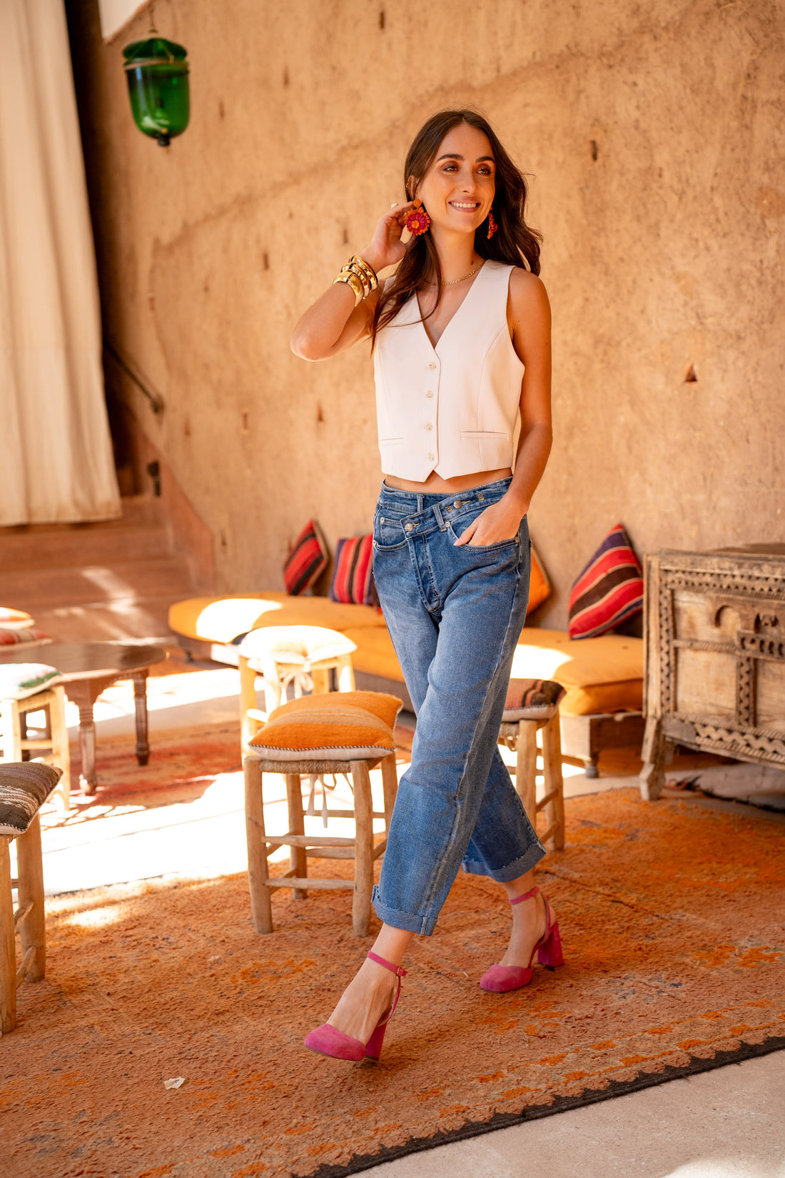 Jean Loose Fermeture Asymétrique Jean Loose Fermeture Asymétrique