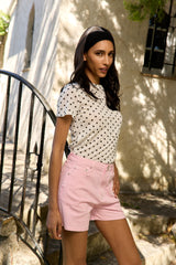 Rose, Short Rayé - Lookbook - Place du Jour