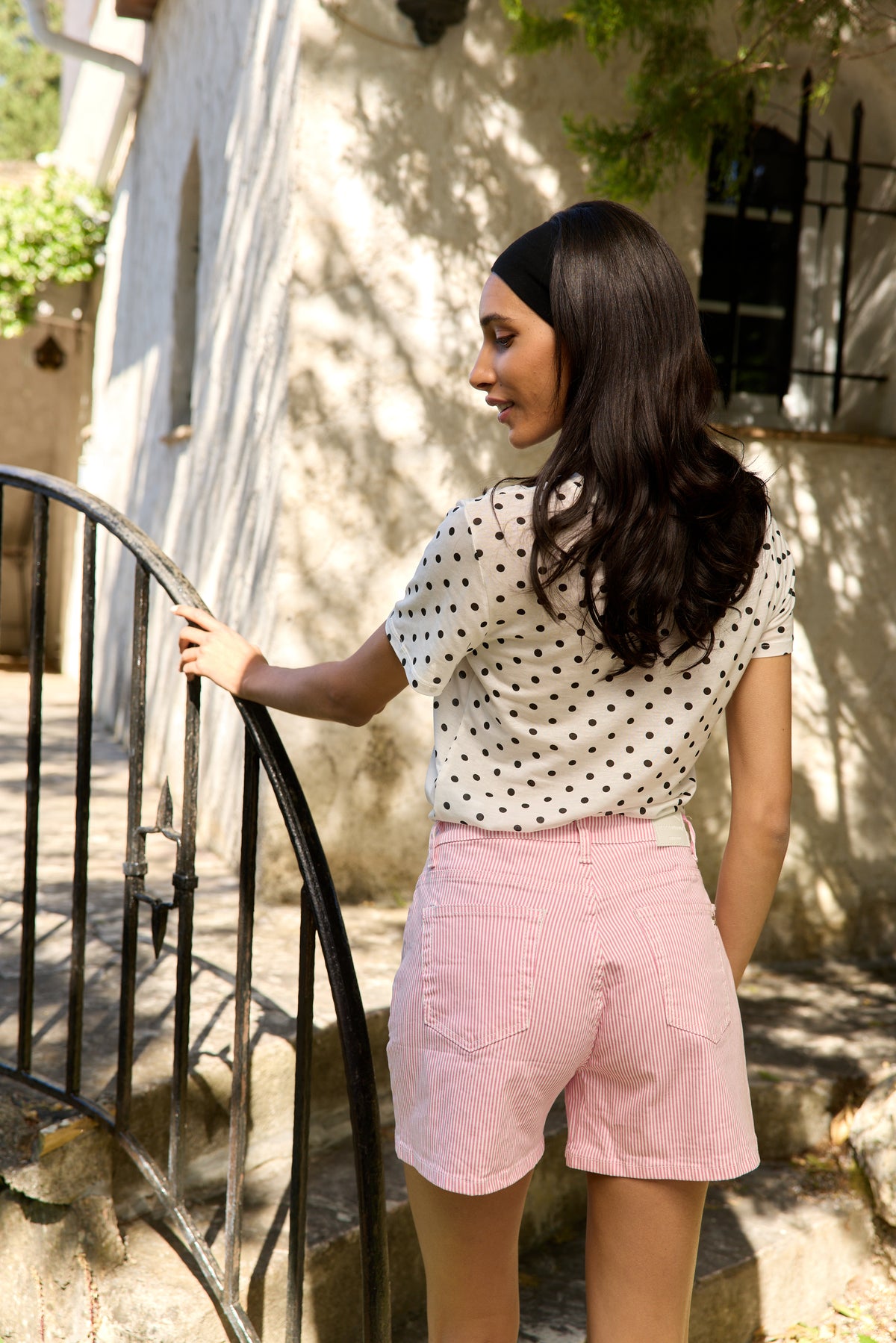 Rose, Short Rayé - Lookbook - Place du Jour