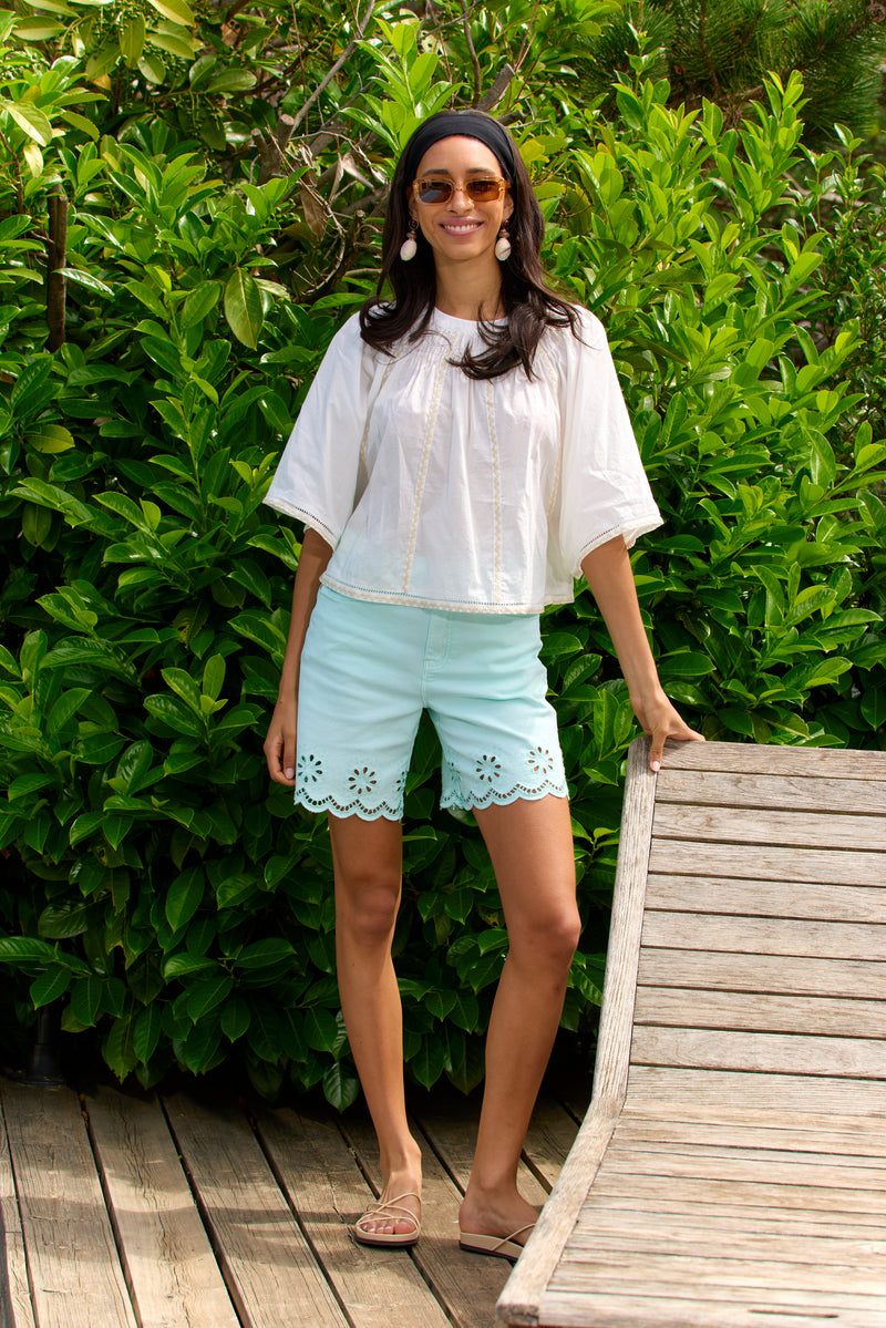 Short Broderie Anglaise