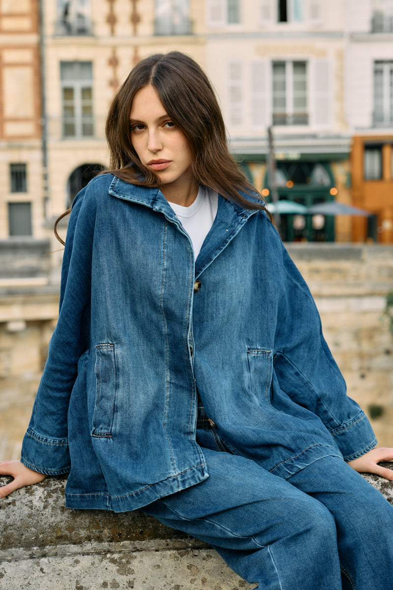 Veste Oversize En Jean