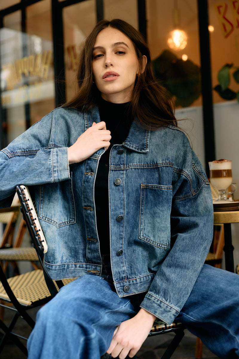 Veste Oversize En Jean