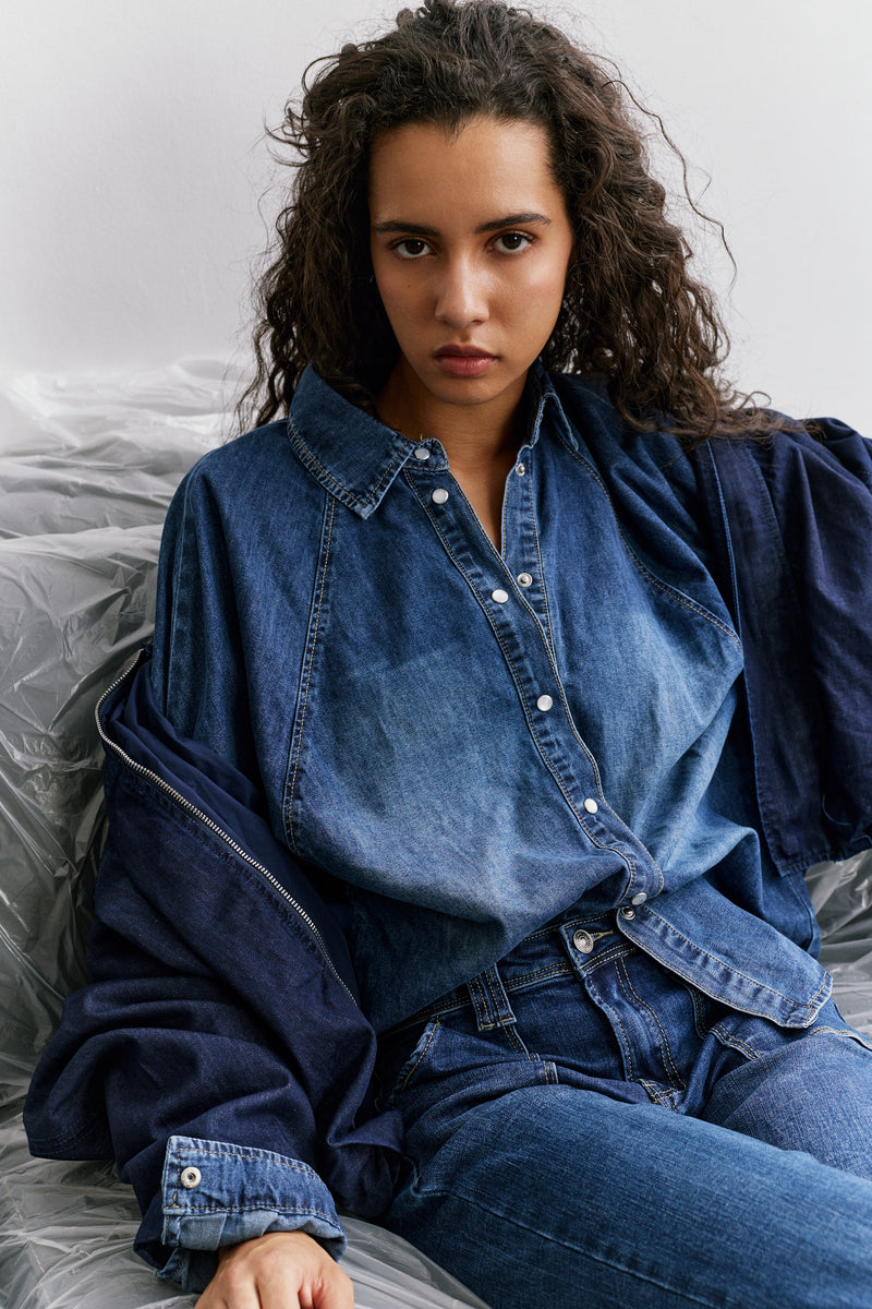 Chemise en Jean Oversize