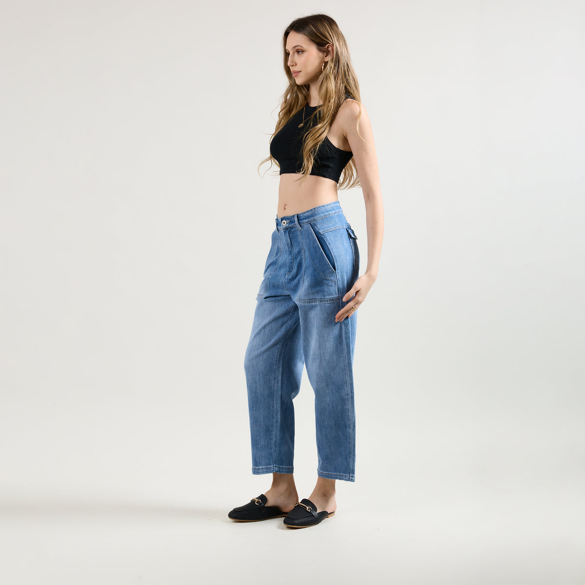 Jean bleu clair, Jean Jeanne Sarouel Bleu Femme - Place du Jour