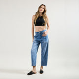 Jean bleu clair, Jean Jeanne Sarouel Bleu Femme - Place du Jour