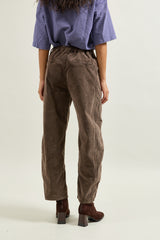 Choco, Pantalon Cargo Velours Côtelé - Vue 5 - Place du Jour
