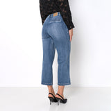 Jean bleu,Jean chino coupe droite 7/8 - Jean femme - Place du jour