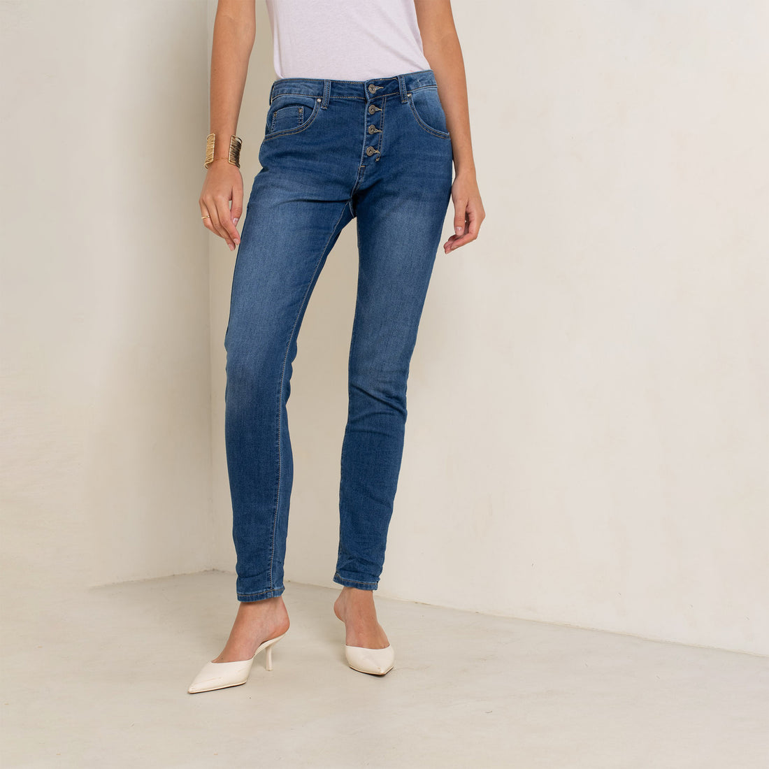 Numéro 90 Boyfriend Stretch en Joggjeans