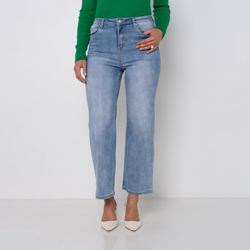 Jean Droit Taille Haute Coupe Intemporelle