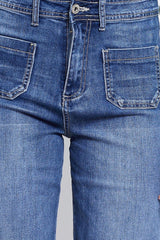 Jean bleu,Jean Vintage Coupe Large - Jean Femme - Place du jour