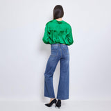 Jean bleu,Jean Vintage Coupe Large - Jean Femme - Place du jour