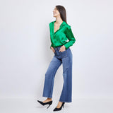 Jean bleu,Jean Vintage Coupe Large - Jean Femme - Place du jour