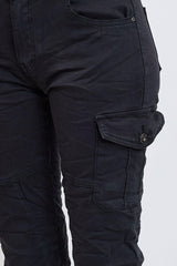 Noir,Pantalon Cargo Boyfriend Classique - Cargo femme - Place du jour