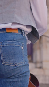 Emma vintage flared jeans Patch pockets