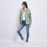 Kaki, Saharienne Broderies Perles - Jean Femme - Place du jour