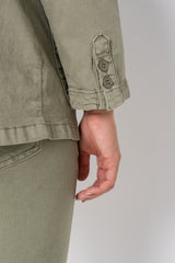 Kaki, Veste Saharienne Étoile Strasse - Veste Femme - Place du jour