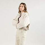 Beige, Veste Bomber - Veste Femme - Place du jour