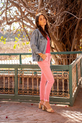 Jean bleu,Veste Justine en jean - Jean femme - Place du jour