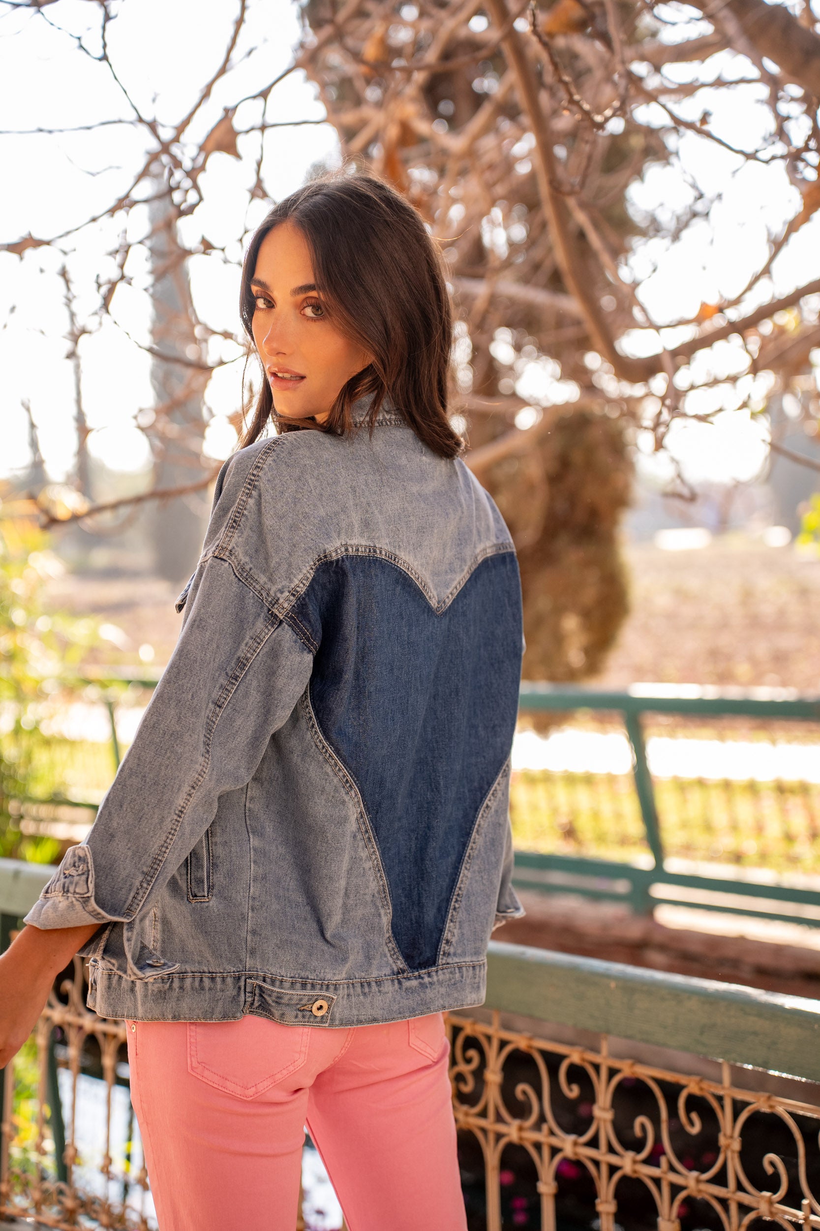 Jean bleu,Veste Faustine en jean - Jean femme - Place du jour