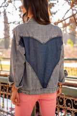 Jean bleu,Veste Faustine en jean - Jean femme - Place du jour