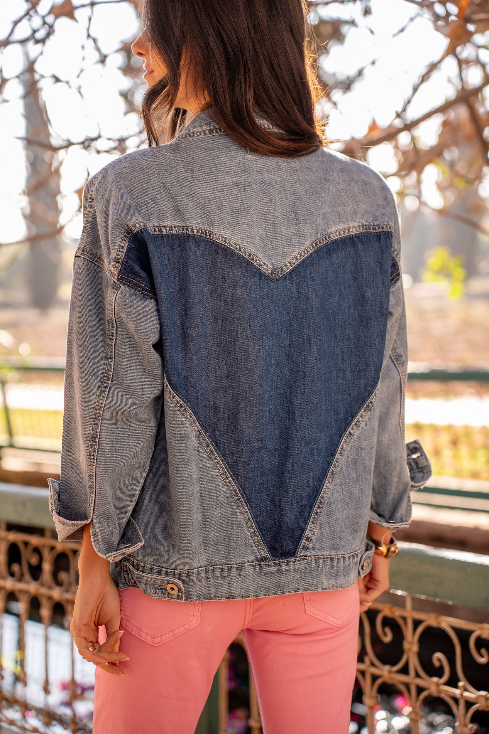 Jean bleu,Veste Faustine en jean - Jean femme - Place du jour