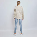 Beige, Saharienne Broderies Perles - Jean Femme - Place du jour