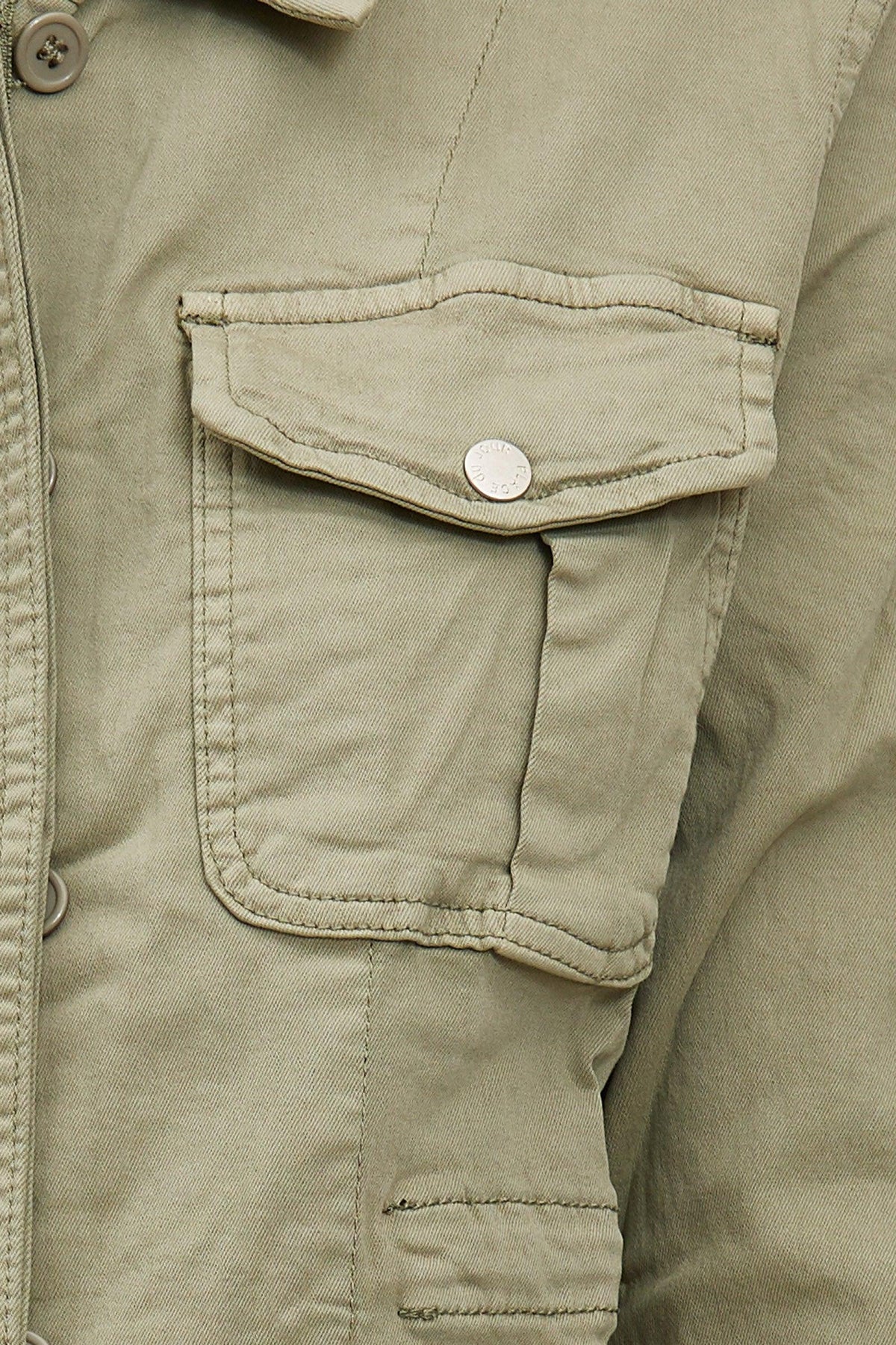 Kaki, Veste Saharienne Polyvalente Fermeture Zip - Veste Femme - Place du jour