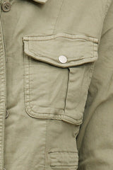 Kaki, Veste Saharienne Polyvalente Fermeture Zip - Veste Femme - Place du jour