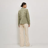 Kaki, Veste Saharienne Polyvalente Fermeture Zip - Veste Femme - Place du jour